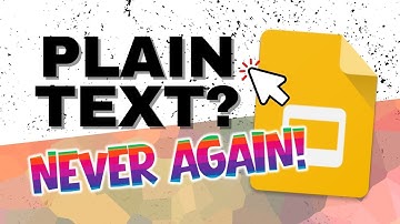 You’ll Never Use Plain Text Again After Seeing THIS! | Google Slides (Format TEXT)