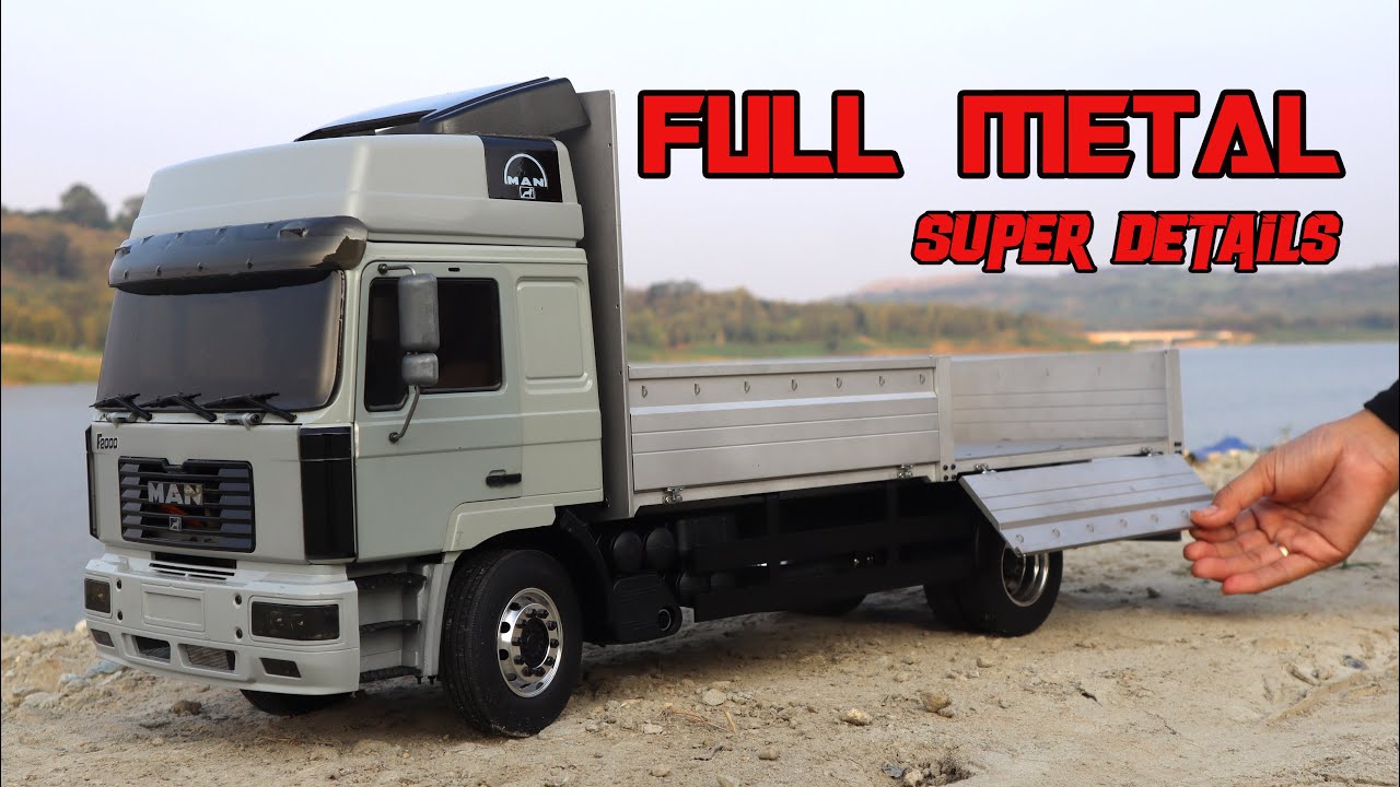 JXmodel 1/14 4x2 Remote Control Metal Truck Trailer RC