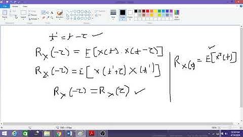 Module 3 - 03 Autocorrelation of Random Process