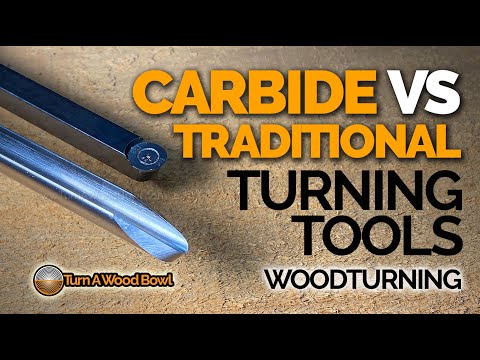 Carbide Turning Tools VS Traditional Bowl Gouge HSS