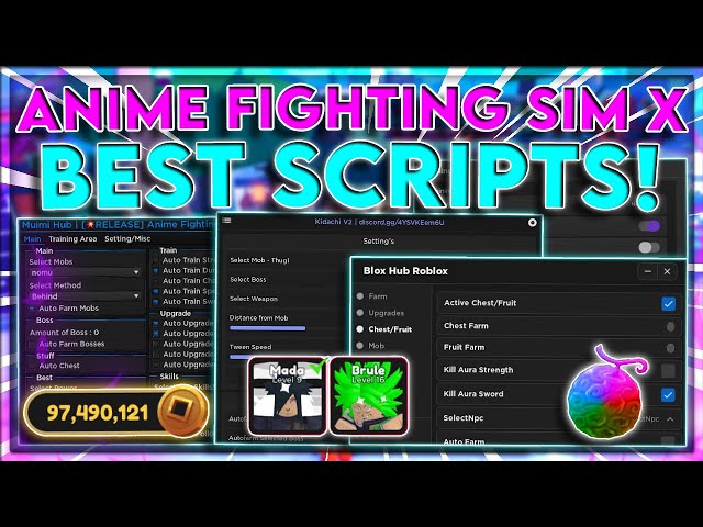 BEST!] Roblox ANIME FIGHTING SIMULATOR Hack Script GUI: Auto Farm, Kill  All, Max Stats & More! 