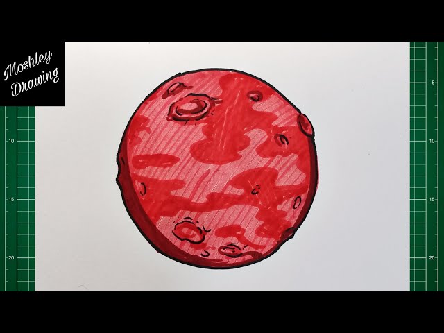 How To Draw Mars Planet