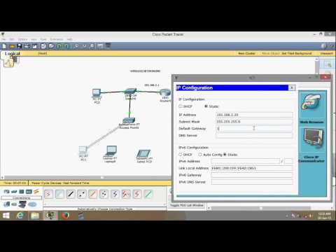 Cisco Packet Tracer Basic Networking - Wireless Networking