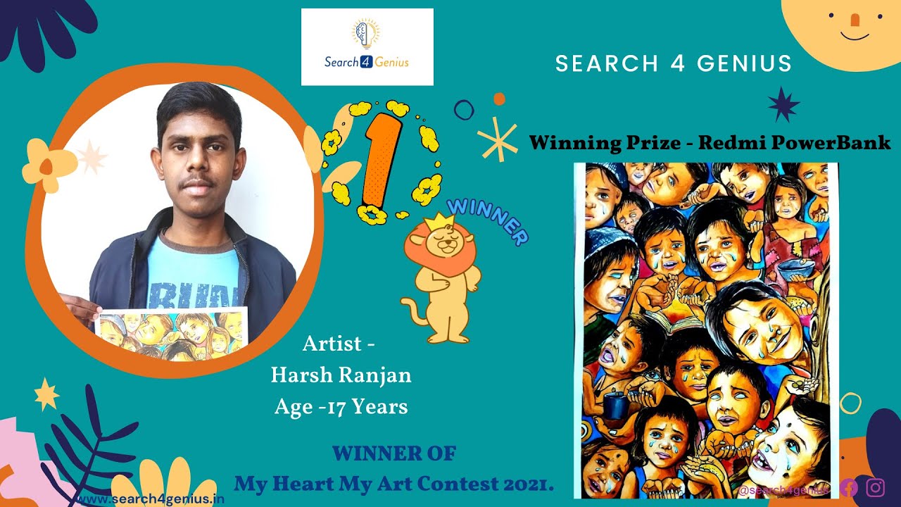Harsh Ranjan Online My Heart My Art Contest 2021 Winner / Harsh Ranjan - YouTube