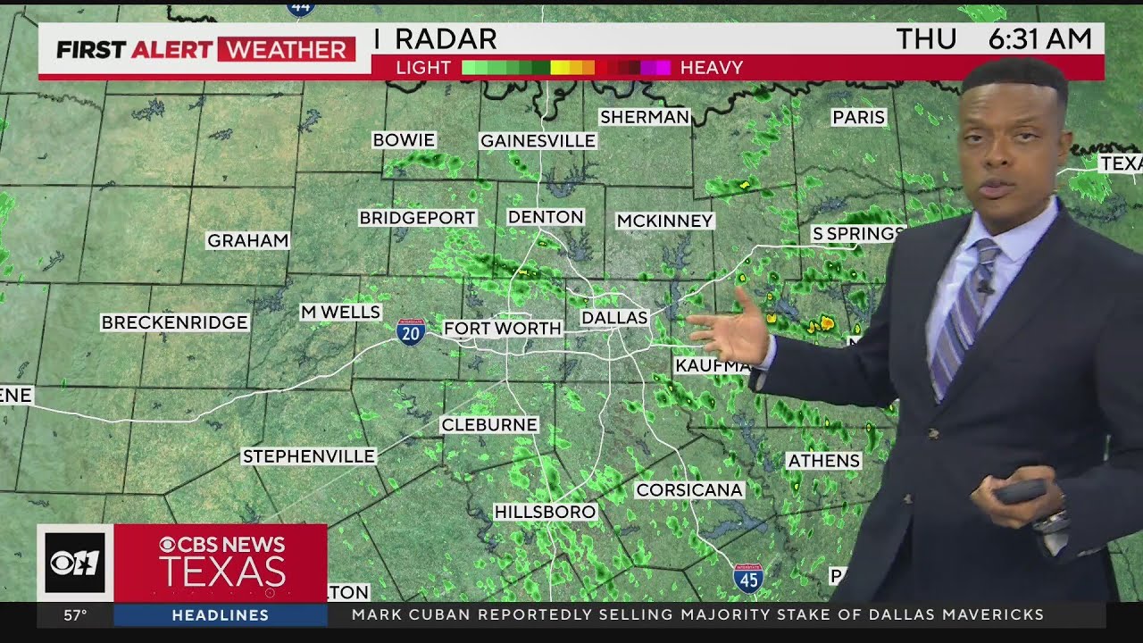Heavy rain, strong storms possible across North Texas Thursday - YouTube