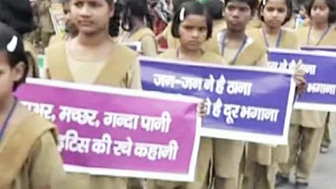 Students hold encephalitis awareness rally