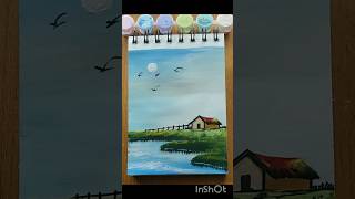 Easy painting ieda / beginners art #shorts #viralshorts #painting #easy painting tutorial #art
