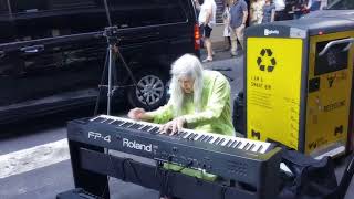 Street Pianist Natalie Trayling - 'You Asked for Me'. (Original composition).