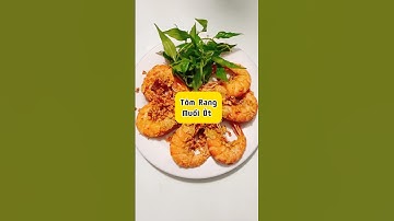 Cách làm Món Tôm rang Muối ớt cực kì bén dành cho cánh mày râu.#food #tom
