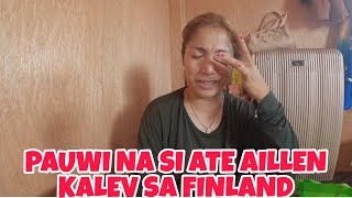 UUWI NA SI ATE AILLEN KALEV SA FINLAND ANG MALUNGKOT NA KATOTOHANAN 😔 PROVINCE LIFE AGUSAN MARSH