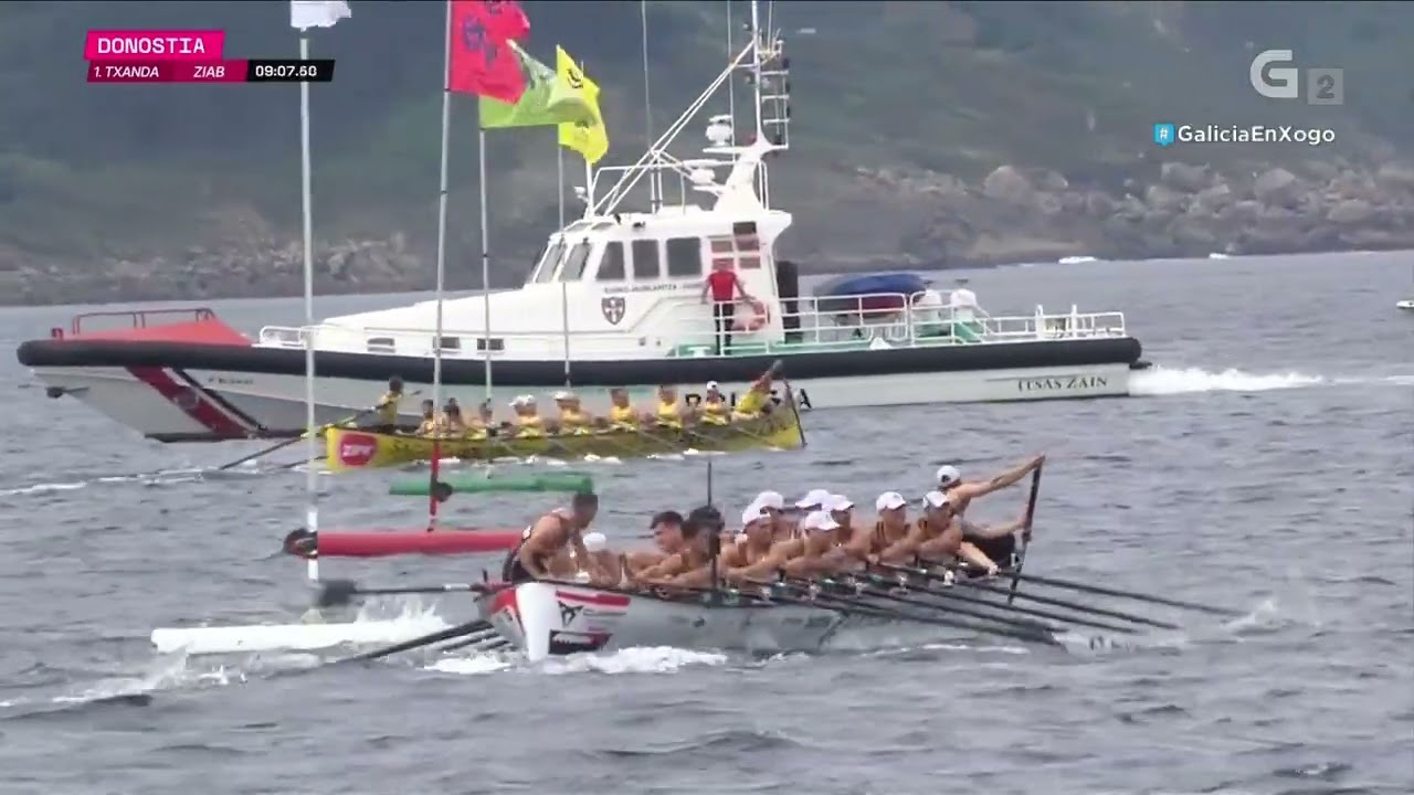 Bandera de la Concha 2025. 1ª Jornada. Regata Masculina