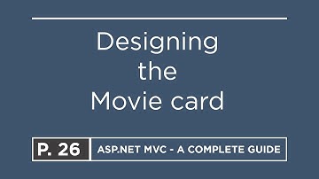 26. Designing the Movie card | ASP.NET MVC