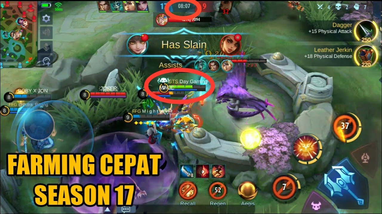 Cara Cepat Farming di Season 17 - Mobile Legend - YouTube