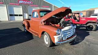 1954 GMC 100 5-Window Pickup- Cold Start & Walk Around