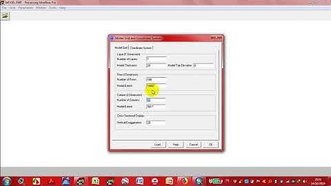 Create  hydrodynamic model using Processing Modflow. Step 1: Create Grid model using Arc map