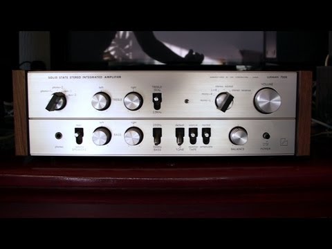 vintage Luxman SQ 700x - YouTube
