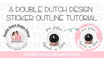 How to Create a Sticker Outline Using Canva