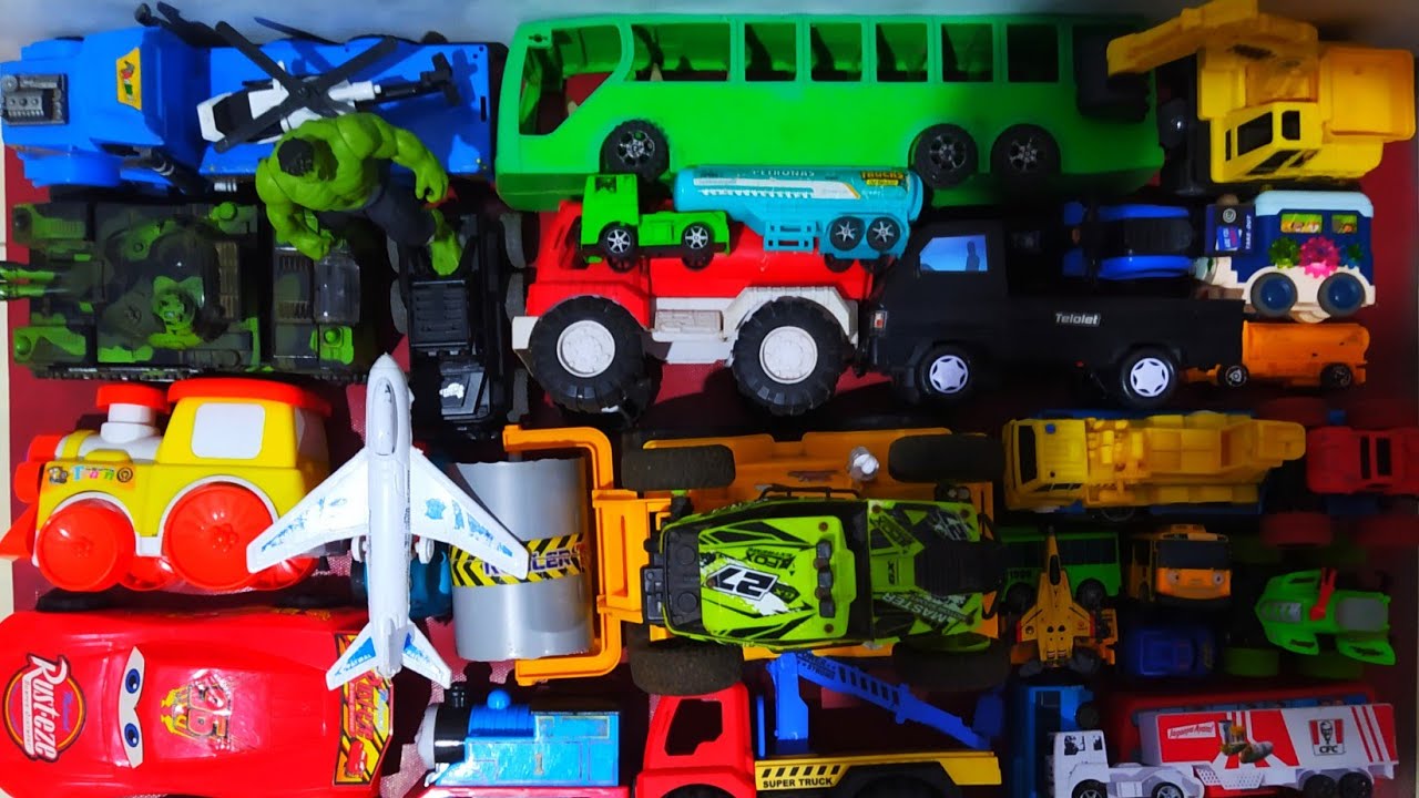 Mobil Mobilan Truk Oleng , Mobil Truk Molen, Mobil Balap, Truk Pasir, Excavator, Mobil Roket, Colt