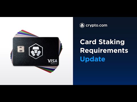 Cryptocom Debit Card Staking Requirements Changed Tied To Fiat Bullish News! $CRO
