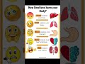 Some emotions harm your body parts #science world