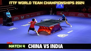 Sun Yingsha vs Manika Batra | ITTF World Team Table Tennis Championships Finals Busan 2024