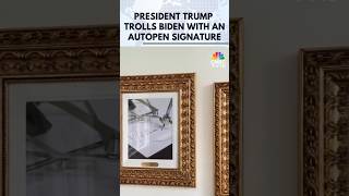 Trump Trolls Biden With Image Of An Autopen Signature | White House Walk Of Fame | N18G | CNBC TV18