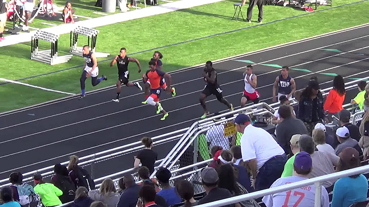 2014 District 13-4A Meet | Boys 100m | 10.34