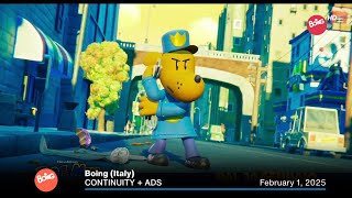 Boing Italy Continuity Ads February 1, 2025 Boing Pubblicità 1 Febbraio 2025