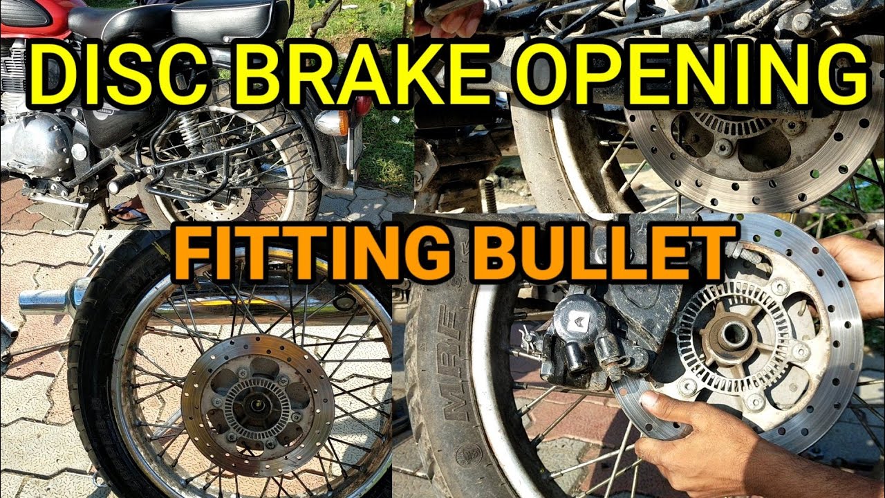 Royal Enfield Classic Bullet disc brake fiting YouTube