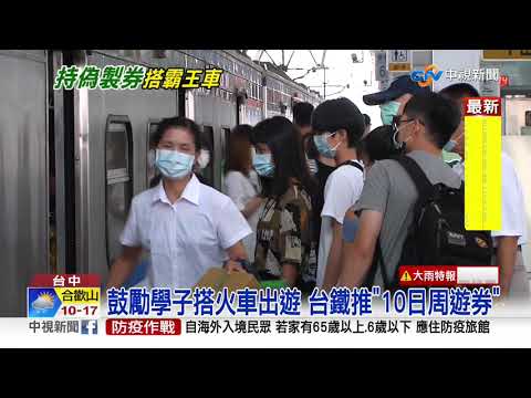 男大生"自製"10日周遊券闖關 出站秒被抓包│中視新聞 20200822