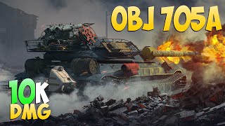 Об 705А - 4 Kills 10K DMG - Абсолютный! - Мир Танков