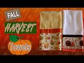 DIY Fall Towels | The Sewing Room Channel