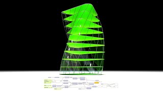 Famous Rhino 6 and Grasshopper Twisted Tower with Skin Time-lapse Lesson Wealth