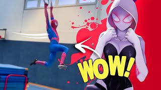 Spider-Man Parkour In Real Life (Floor is lava) CHALLANGE! 🔥😱