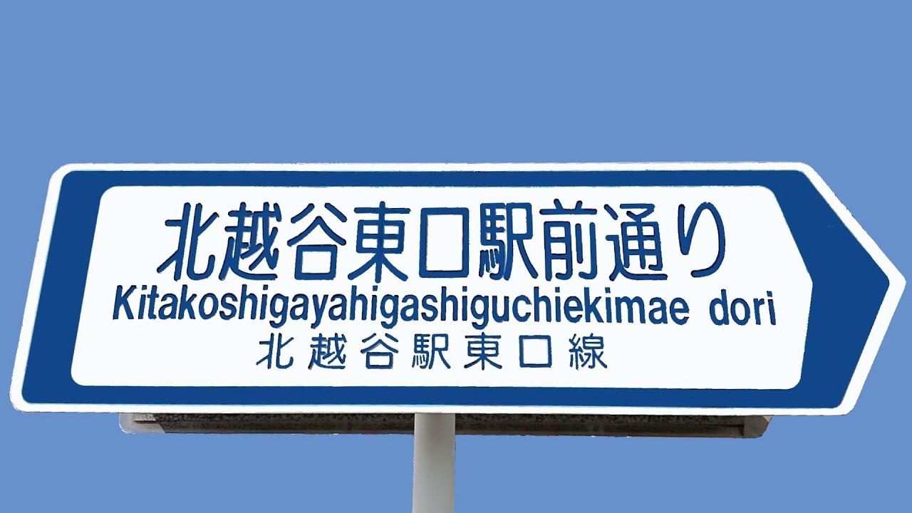 埼玉県越谷市　北越谷東口駅前通り　車載