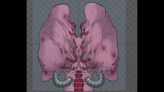 Animation made for lungs in the game Biofactory