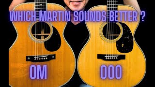 Shootout - 000 VS OM- Martin 000-28 or OM 42 tonal differences from @citymusicsg 