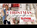 HOMEGOODS &amp; TJ MAXX CHRISTMAS DECOR SHOP WITH ME AND HAUL ❤️