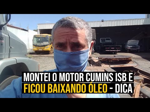 Vídeo: Quanto óleo um Motor Cummins retém?