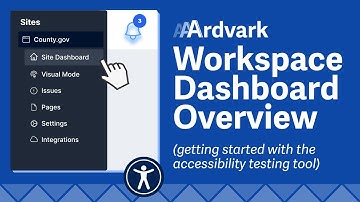 Workspace Dashboard Overview | Getting Started with AAArdvark | Digital Accessibility Testing Tool