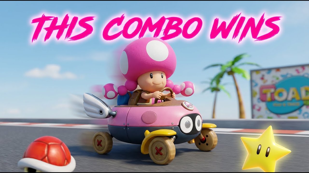 Как одержать победы в Mario Kart! Toadette BiddyBuggy!