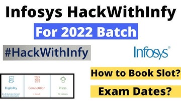 Hackwithinfy Registration 2022 | How to Book Slot | Exam Dates | Apply Now #Hackwithinfy2022 #Infytq