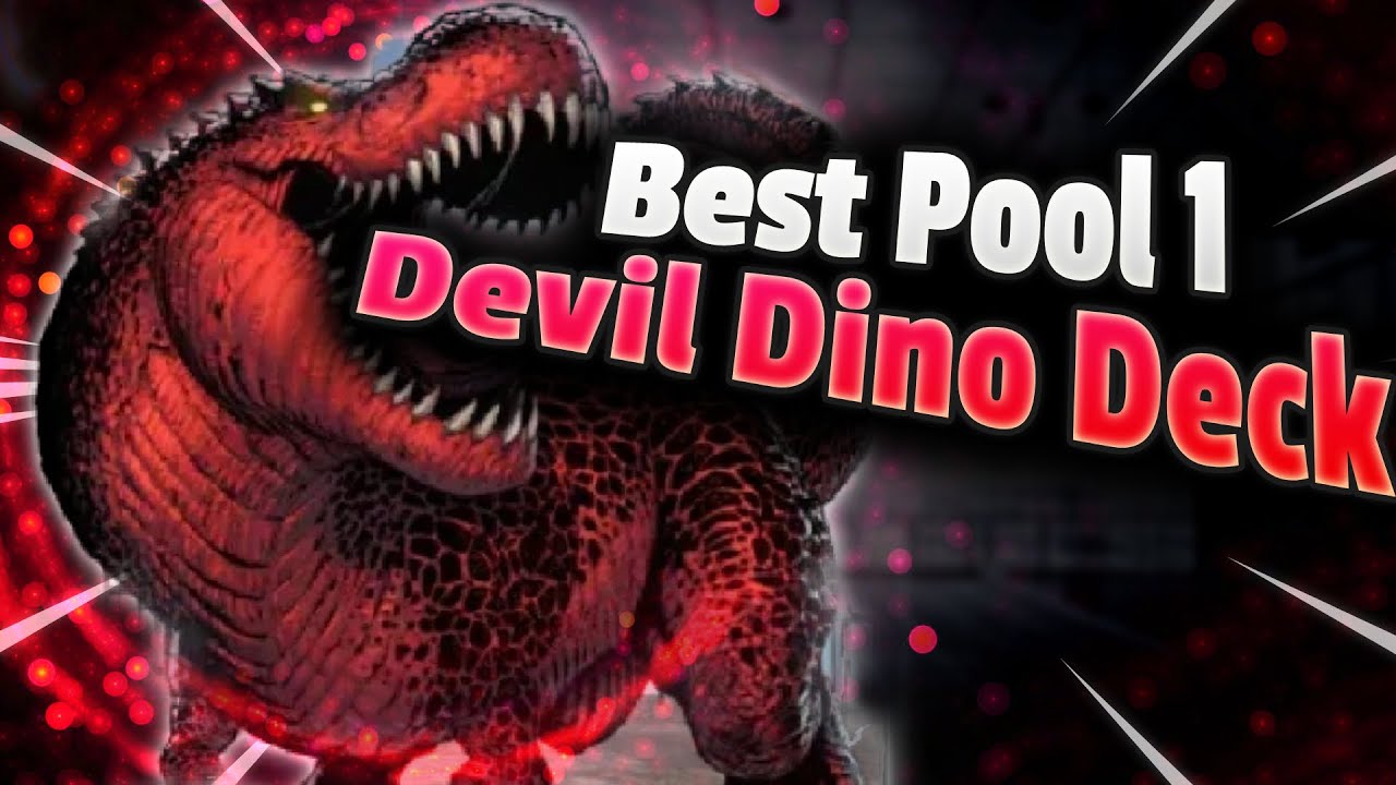 Pool 1 devil dinosaur deck
