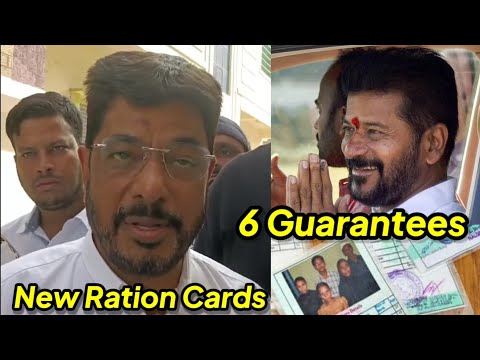 New Ration Cards Par Majlis Leaders, Income Certificate Zaruri Hai, Apply Karne Telangana 6 Guaranty