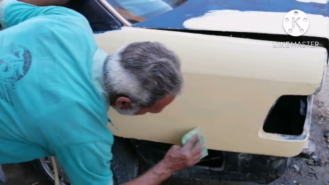 طريقه فرد المعجون @ معجون رفرف خلفي سياره مرسيدس مع ابو رامز المنصورة ٠١٠٦٣٣٠٠٥٩٠ واتس