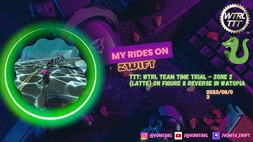 2023/08/03 - TTT: WTRL Team Time Trial - Zone 2 (LATTE) on Figure 8 Reverse in Watopia 🐉🔥