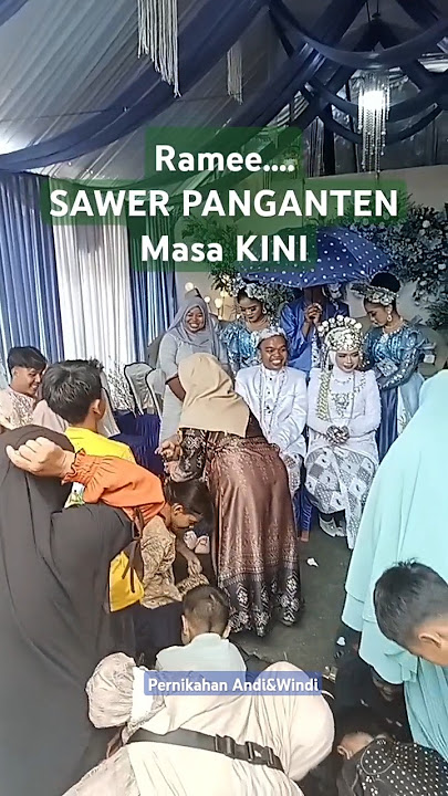 Seru SAWER PANGANTEN masa kini #sawerannikah #sawer #upacaraadat #upacaraadatsunda #tradisi