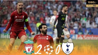 Liverpool's Triumph: Conquering Europe! | Tottenham 0-2 LFC | Champions League Final Highlights FHD