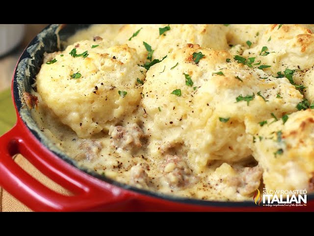 Drop Biscuits and Sausage Gravy + Video - TSRI