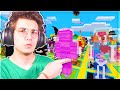 LA SKIN PIU' BELLA di MINECRAFT! HO DATO UN CHUNK A 100 PLAYERS!